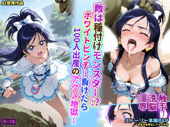 【フルRaw】敵は種付けモンスター！？ホワイトピンチ！負けたら100人出産のアクメ地獄！【d_673041】