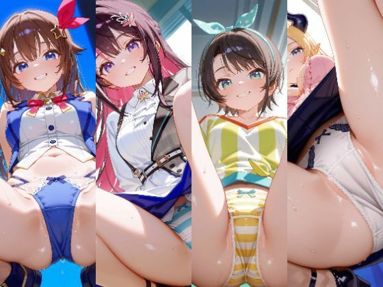 【フルRaw】D-8 Bホロライブスクワットパンツ【d_676075】