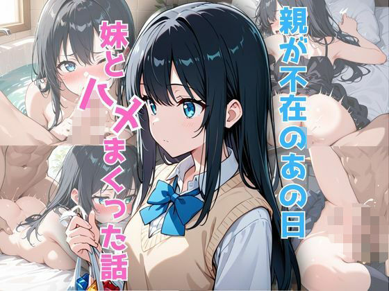 【フルRaw】親が不在のあの日、妹と’ハメ’まくった話【d_688496】